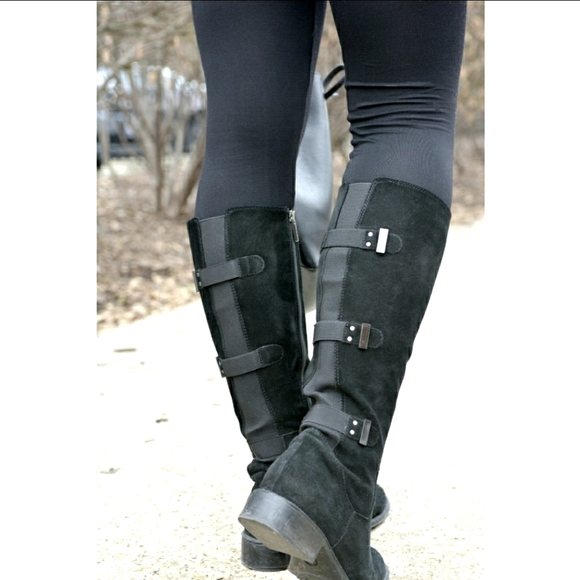 Aquatalia Unicorn Suede Riding Boots - Picture 8 of 16